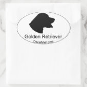 Golden Retriever Auto Window Decal Sticker (Tas)