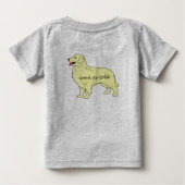 Golden Retriever Baby Creeper Good As Gold (Achterkant)
