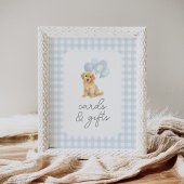 Golden Retriever Baby shower Kaarten en Geschenken Poster