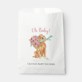 Golden Retriever Baby shower Treat Bag Bedankzakje