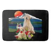 Golden Retriever bad of kratenmat Badmat (Voorkant)