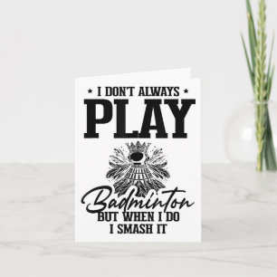 Golden Retriever Badminton Player Shuttle Kaart