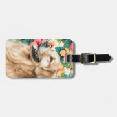 Golden Retriever Bagage Label (Voorkant horizontaal)
