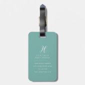 Golden Retriever Bagage Label (Achterkant verticaal)