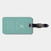 Golden Retriever Bagage Label (Achterkant horizontaal)