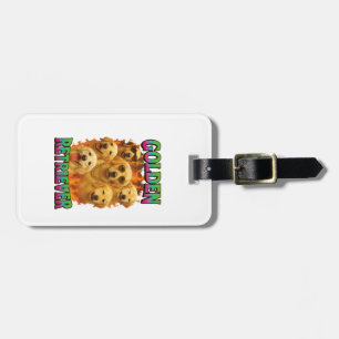 Golden Retriever Bagagelabel