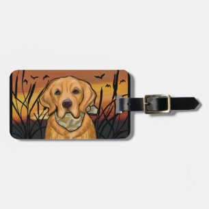 Golden Retriever Bagagelabel
