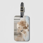 Golden Retriever Bagagelabel (Voorkant (verticaal))