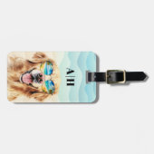 Golden Retriever Bagagelabel (Voorkant horizontaal)