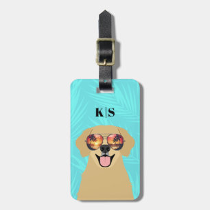 Golden Retriever Bagagelabel