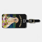 Golden Retriever Bagagelabel (Voorkant horizontaal)