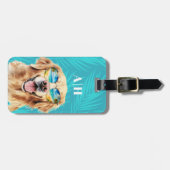 Golden Retriever Bagagelabel (Voorkant horizontaal)