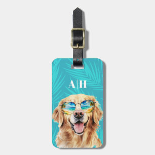 Golden Retriever Bagagelabel
