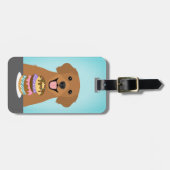 Golden Retriever Bagagelabels (Voorkant horizontaal)