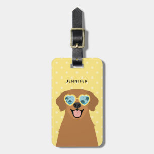 Golden Retriever Bagagelabels