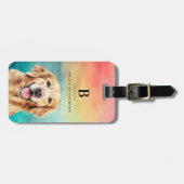 Golden Retriever Bagagelabels (Voorkant horizontaal)