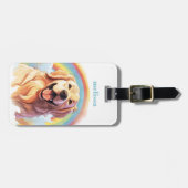 Golden Retriever Bagagelabels (Voorkant horizontaal)