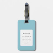 Golden Retriever Bagagelabels (Achterkant verticaal)