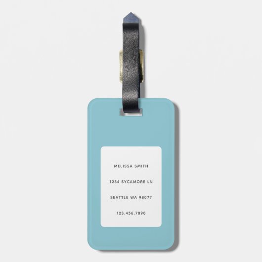 Golden Retriever Bagagelabels (Achterkant verticaal)