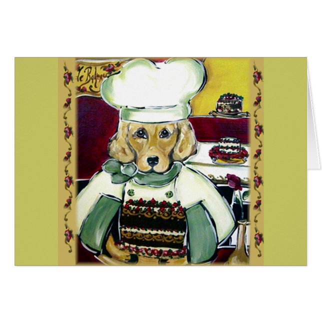 Golden Retriever Baker (Voorkant Horizontaal)