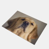 Golden Retriever Balancing Treat on Nose Deurmat (Schuin)
