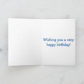 Golden Retriever Ballon Verjaardag Kaart (Binnen)