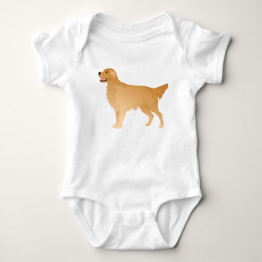 Golden Retriever Basic Breed Design Romper (Voorkant)