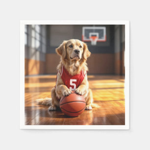 Golden Retriever basketbalspeler Servet