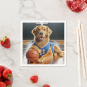 Golden Retriever basketbalspeler Servet (Insitu)