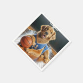 Golden Retriever basketbalspeler Servet (Hoek)