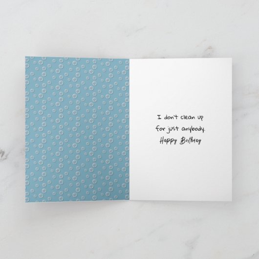 Golden Retriever Bath Verjaardag Humor Kaart (Binnen)