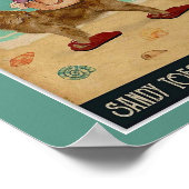 Golden Retriever Beach Beauty Poster (Hoek)