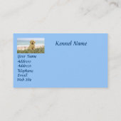 Golden Retriever Beach Grass Breeder Visitekaartje (Achterkant)