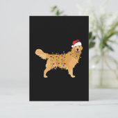 Golden Retriever Bedankkaart (Staand voorkant)