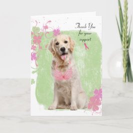 Golden Retriever Bedankt Kaart