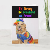 Golden Retriever ben je trots Kaart (Voorkant)