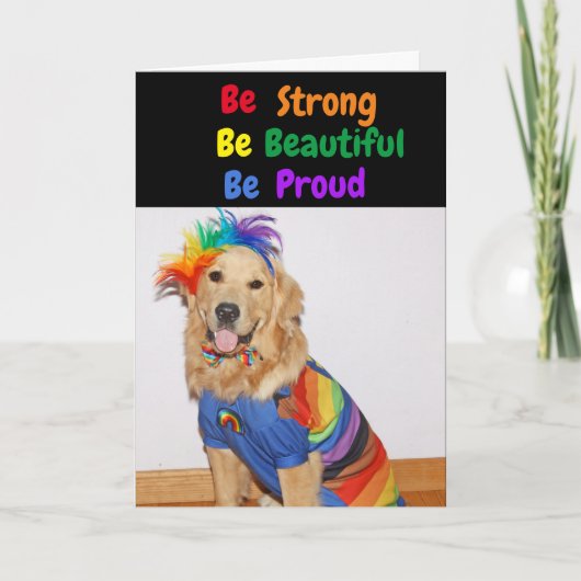 Golden Retriever ben je trots Kaart (Voorkant)