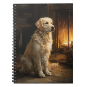 Golden Retriever beroemd gemaakt door The Fireplac Notitieboek