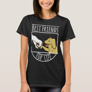 Golden Retriever Best Friends for Life Dog T-shirt