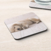 Golden Retriever Bier Onderzetter (Linkerzijde)