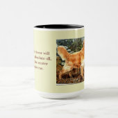 Golden Retriever Big Boy Ringer Mok (Midden)