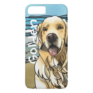 Golden Retriever bij Beach (voeg de Naam van het P Case-Mate iPhone Case