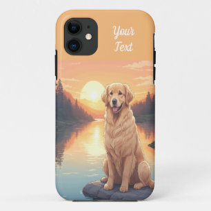 Golden Retriever bij Lake Case-Mate iPhone Case