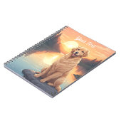 Golden Retriever bij Lake Notitieboek (Linkerzijde)