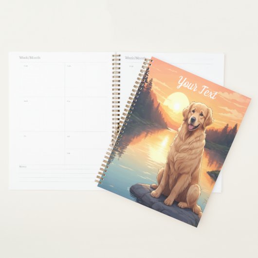 Golden Retriever bij Lake Planner (Display)