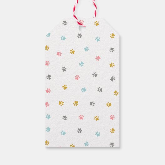 Golden Retriever Birthday Bedankt voor het cadeauL Cadeaulabel (Achterkant)