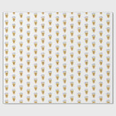 Golden Retriever Birthday Cadeaupapier (Vlak)