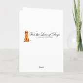 Golden Retriever Birthday Card Kaart (Achterkant)