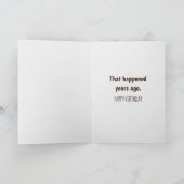 Golden Retriever Birthday Getting Old Humor Kaart (Binnen)