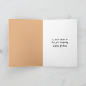 Golden Retriever Birthday Humor Kaart (Binnen)